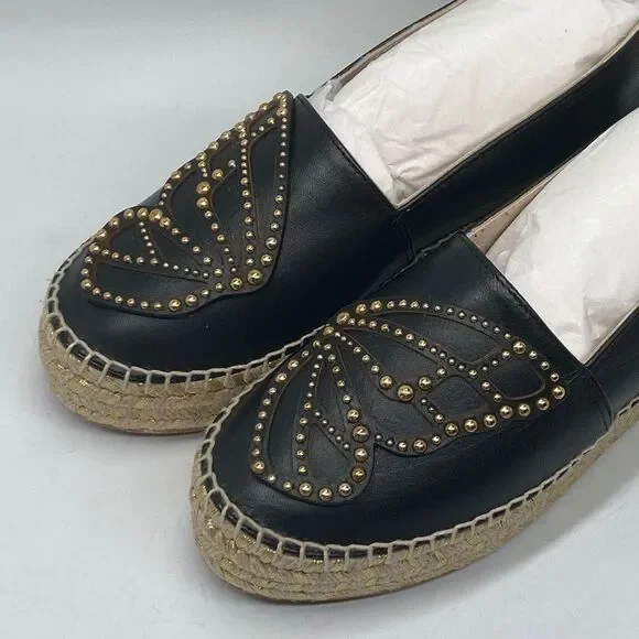 Sophia Webster Butterfly Platform Espadrille Flats size 36